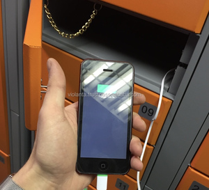 Casier à téléphone intelligent en métal avec fonction de recharge de téléphone portable Catégorie de produit Armoires de classement - Product Image 2