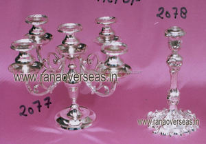 Offre Spéciale Candélabre en aluminium à 5 bras pour mariage, fête de Noël et décoration de table à manger à la maison - Product Image 3