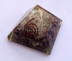 Chất lượng tốt nhất tinh thể bán buôn thạch anh tím <span class=keywords><strong>orgone</strong></span> kim tự tháp từ nhà cung cấp đáng tin cậy - Product Image 2