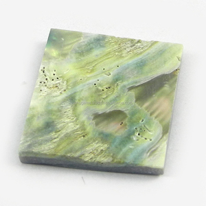 Christmas Sales ! 1.76 gms <b>Abalone</b> <b>Shell</b> 18*21mm Rectangle Cab gemstone for jewellery IG0863 - Product Image 2