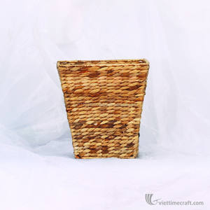 Panier de rangement en jacinthe d'eau écologique naturel, design personnalisable fait à la main au Vietnam, vente en gros - Marque Viettimecraft - Product Image 4