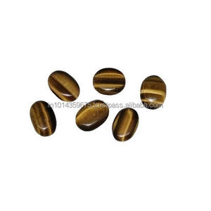 Cabujones redondos de ojo de Tigre, cristales sueltos, piedras curativas, piedras preciosas naturales calibradas - Product Image 6