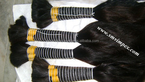 ผมมนุษย์บริสุทธิ์10นิ้วถึง30นิ้วผมคน100% จำนวนมากจากอินเดีย - Product Image 2