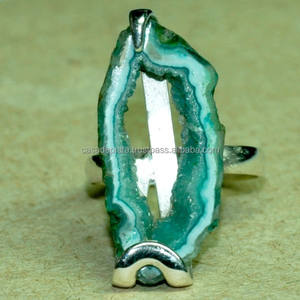 Anillo de plata con piedras preciosas al por mayor, anillo de plata esterlina 925, anillo de plata de joyería popular, anillo de moda para regalo de boda. - Product Image 2