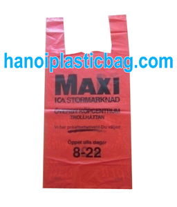 ถุงเสื้อยืดย่อยสลายได้ ผลิตจากพลาสติก HDPE เกรดสำหรับอาหาร มีหูหิ้วแบบเสื้อกั๊ก พิมพ์ลายกราเวียร์ ปรับแต่งได้ ราคาแข่งขันสูงสุด - Product Image 2