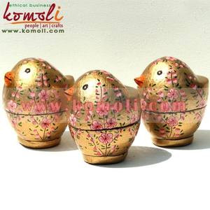 Huevos de pollo de Pascua dorados pintados a mano, huevos decorativos personalizados coloridos para decoración de primavera, exhibición de vacaciones y manualidades festivas - Product Image 5