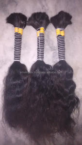 Meilleure vente Double trame Machine cuticule aligné naturel doux bébé extensions de cheveux humains crus cheveux crus non transformés cheveux en vrac - Product Image 5
