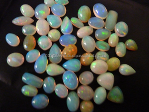 Cabochons d'opales naturelles en vrac, opale éthiopienne, pierre précieuse, coupe irrégulière, livraison gratuite - Product Image 2