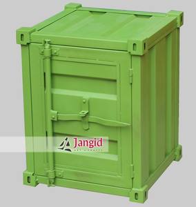 Proveedor de Muebles de Hierro Estilo Contenedor Industrial para Mesitas de Noche en India - Product Image 1
