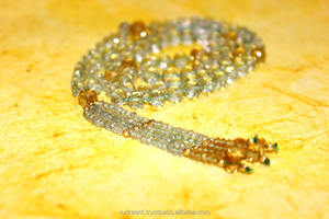 ลูกปัดทรงเหลี่ยมดีไซน์โบฮีเมียนเกรดพรีเมียม อเมทิสต์สีเขียวหายาก ซิทริน พลอยธรรมชาติ ของขวัญสำหรับจักระ ศาสนาพุทธ งานแต่งงาน - Product Image 6