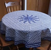 Nouveau motif floral jacquard luxueux personnalisable 100% coton linge de table doux écologique pour les Offre Spéciale