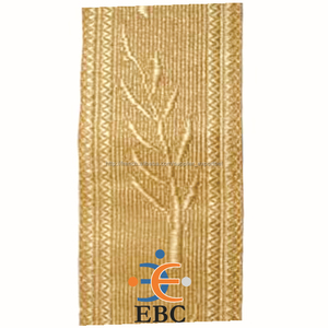 Argent Oakleaf Ceinture Sling Haute Qualité Textile Personnalisé Artisanat Accessoire Feuille Conception Mylar Garniture Dentelle Fantaisie Coupe Couture Robes - Product Image 5