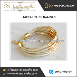 Brazalete de tubo metálico duradero y rentable de un fabricante de confianza al mejor precio. Creaciones hechas a mano. - Product Image 1