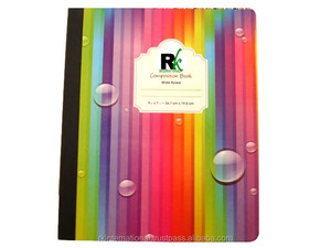 Elegante Cuaderno de Composición de 80 Páginas, 9.75x7.5 Pulgadas, 58 GSM, con Encuadernación Cosida con Hilo para el Regreso a Clases - Product Image 4
