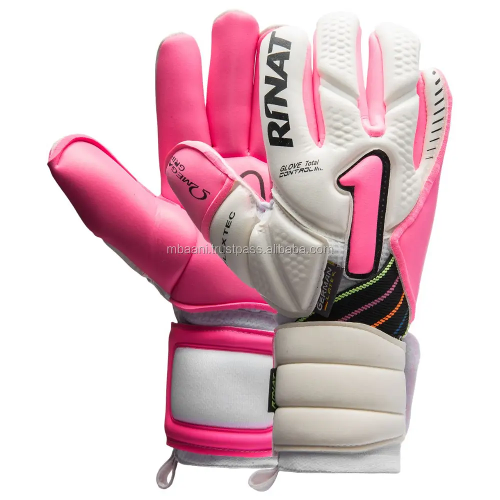 Goalkeeper Glove Rolotek 2.0 PRO White/Pink