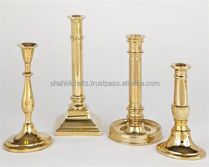 Bougeoir en laiton, chandelier décoratif fait à la main, pour mariage et fête de noël - Product Image 3