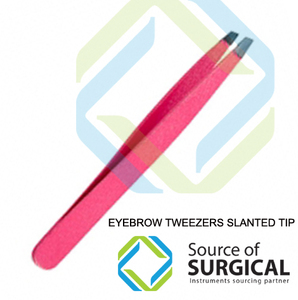 แหล่งที่มาที่สะดวกสบายสำหรับการผ่าตัด แหนบสแตนเลสปลายเฉียง อุปกรณ์ดูแลความงามส่วนบุคคล แหนบคิ้ว รุ่น B-EBT-087 - Product Image 2