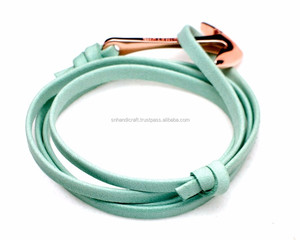 silver anchor bracelet <b>mens</b> anchor bracelet - Product Image 1
