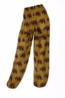 Pantalon Harem Yoga Bohème Gypsy Unisexe en Toile Écologique 10 Couleurs pour Hommes Grandes Tailles – Idéal Plage, Danse, Décontracté