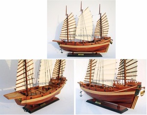 Mô Hình Thùng Rác Bằng Gỗ Trung Quốc Tàu Cao/Tàu Cao Bằng Gỗ/Mô Hình Tàu - Product Image 1