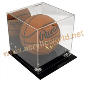 อะคริลิคกล่องฟุตบอล/อะคริลิคบาสเกตบอลผู้ถือจอแสดงผลคริลิคบอลกล่อง - Product Image 3