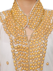 Abaya, Caftan marocain, Robe caftan marocaine, Robe caftan arabe, Robe marocaine traditionnelle, Fait main, Bonheur - Product Image 4
