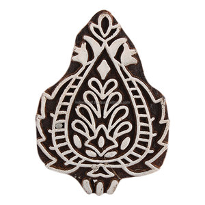 Handmade Floral Wooden Canvas <b>Printing</b> <b>Blocks</b> Decorative Art Craft Manufacturer on Indianshelf Only WB-2392 - Product Image 1