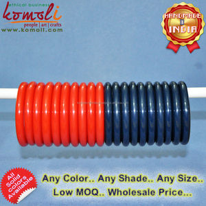 Plain Simple Handmade Resin Solid Color Bangles <b>Bracelets</b> Jewellery - Product Image 5