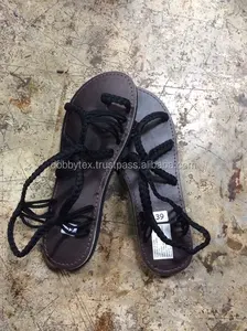 Thailandia Hill tribe/spiaggia fatti a mano corda nera scarpe