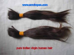 Un donante de cabello humano a granel de buena calidad Original Remy Indian Hair Onda natural con estilo de rizo italiano de la India - Product Image 3