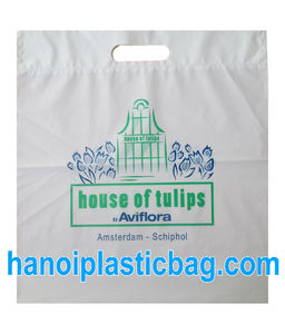 Bolsa de plástico para compras de LDPE, troquelada, con tapa abatible, de buena calidad, hecha en Vietnam. # 1981 - Product Image 3