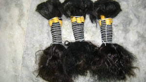 Vente en gros 100% cheveux vierges indiens en vrac processus naturel vierge de haute qualité. Cheveux humains non transformés en vrac d'Inde - Product Image 3