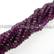 Cuentas de piedras preciosas sueltas, granate, redondas, facetadas y de suministro, venta al por mayor - Product Image 4