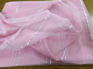 Nueva tendencia, bufanda de gasa con línea Lurex plateada estrecha, estilo cuadrado ancho para otoño, longitud lisa - Product Image 3