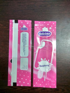 Pochette à crème glacée, pochette imprimée et de bonne qualité, joli matériau, Orange, bon prix, prêt à l'emploi - Product Image 5