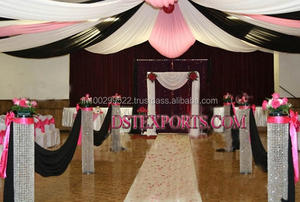 Decoración de escenario de boda asiática, cristal de decoración de escenario, novedad - Product Image 6