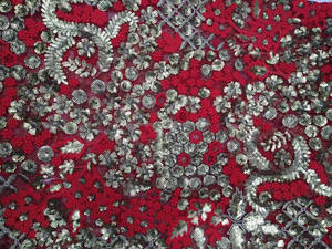 100% Polyester Sequins Embroidery Fabric Breathable Embroidered for Home Textiles Wedding Bags Toys <b>Car</b> <b>Decorative</b> Woven - Product Image 3