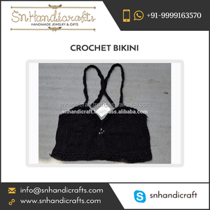 Traje de Baño de Bikini de Punto Crochet de Excelente Calidad para Mujer, Hecho a Mano, Mágico - Product Image 1