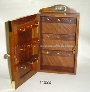 ที่ใส่กุญแจ/กล่องใส่กุญแจไม้/ที่วางกุญแจไม้ติดผนัง/ที่แขวนกุญแจไม้ไผ่/กล่องเก็บกุญแจไม้ไผ่สำหรับโรงแรมและบ้าน - Product Image 2