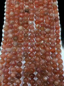 Piedras curativas de cristal liso, bola redonda, piedra solar, tamaño de piedras preciosas facetadas - Product Image 4