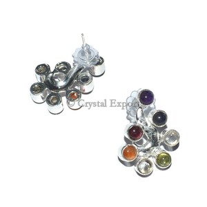 Snake 7 Chakra Earrings - Product Image 1