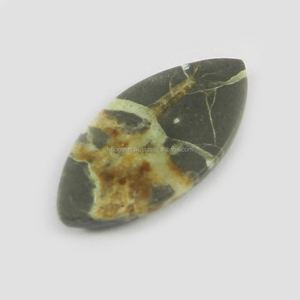 Jaspe séptico Natural, cabujones de marquesa de 23x11mm, Gema suelta de 6,5 Cts para fabricación de joyas - Product Image 2
