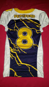 Maillots de football américain personnalisables AP WEAR, ensembles à manches courtes, respirants, grandes tailles, saison estivale, 100% polyester - Product Image 3