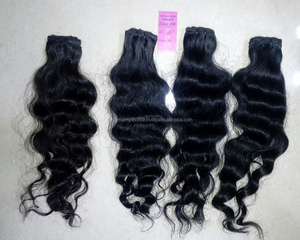 Cheveux indiens Remy ondulés à l'eau en vrac Extensions de cheveux humains indiens crus - Product Image 2