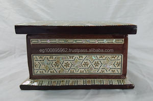 Boîte à bijoux égyptien en mosaïque, magnifique bijou de amison, J48 - Product Image 4