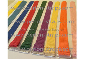 Gold Pink Orange Yellow Multi-Colored Fabric Plastic <b>Smart</b> <b>Watch</b> Band 16mm 18mm 20mm 22mm Sizes PC Charm Compatible Smartwatches - Product Image 6