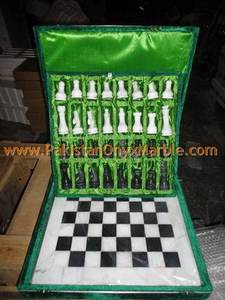 Juego de Ajedrez de Mármol Ónix Hecho a Mano, Tableros de Ajedrez de Mármol con Figuras - Product Image 3