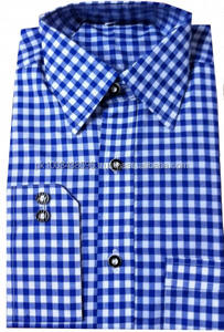Trachten Hemden Traditional German <b>Shirt</b> Bavarian <b>Men</b> <b>Shirt</b> Oktoberfest Hemden <b>Men</b> Wear Checkered 100% Cotton <b>Long</b> <b>Sleeve</b> <b>Shirt</b> - Product Image 2