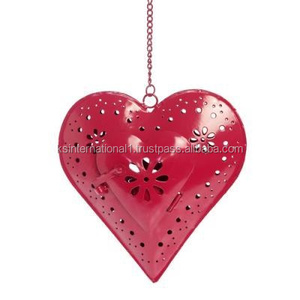 Décoration de maison moderne Coeurs suspendus de Noël Nouvelle tendance Intérieur et extérieur TABLE D'ARBRE DE NOËL EN MÉTAL FAIT MAIN - Product Image 1