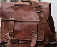 Sac à main et sac messager en cuir véritable fait main, écologique et vintage DIOS pour femmes, pour ordinateur portable et voyages